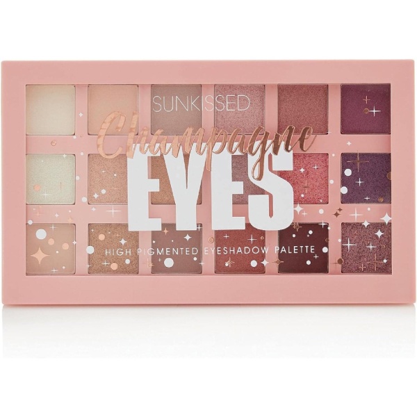 Sunkissed Pressed Highly Pigmented Eyeshadow Palette - Champagne Eyes